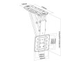 MULTIBRACKETS 7350022731028 M Motorized Ceiling Mount 32"-55"