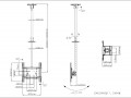 MULTIBRACKETS 7350022735460 M Public Ceilingmount Medium Single 3000