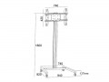 MULTIBRACKETS 7350073730643 M Display Stand 180 Single Black