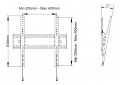 MULTIBRACKETS 7350073731107 M Universal Tilt Wallmount HD MAX 800x600