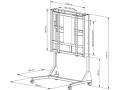 MULTIBRACKETS 7350073731138 M Motorized Floorstand 80 kg White HD