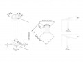 MULTIBRACKETS 7350073731770 M Universal Projector Ceiling Mount 500-800 with Finetune