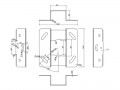 MULTIBRACKETS 7350073731770 M Universal Projector Ceiling Mount 500-800 with Finetune
