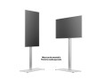 MULTIBRACKETS 7350073732418 M Display Stand 180 Single Silver w. Floorbase
