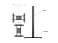 MULTIBRACKETS 7350073732425 M Display Stand 180 Single Black w. Floorbase
