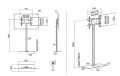 MULTIBRACKETS 7350073732425 M Display Stand 180 Single Black w. Floorbase