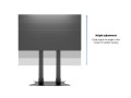 MULTIBRACKETS 7350073732579 M Public Display Stand 180 Dual Pillar Floorbase Black