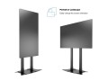 MULTIBRACKETS 7350073732579 M Public Display Stand 180 Dual Pillar Floorbase Black
