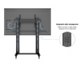 MULTIBRACKETS 7350073732739 M Public Display Stand 180 Dual Pillar Wheelbase Black