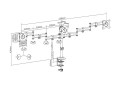 MULTIBRACKETS 7350073733385 M Deskmount Basic Triple Stand Black, VESA 75x75 & 100x100