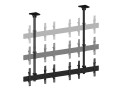 MULTIBRACKETS 7350073733477 M Ceiling Menuboard Mount Pro MBC3X1U - Ceiling mount for LCD display, steel, 3m length, 3 screens, single side, tilt arms, VESA Max 600x400