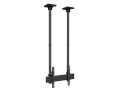 MULTIBRACKETS 7350073733477 M Ceiling Menuboard Mount Pro MBC3X1U - Ceiling mount for LCD display, steel, 3m length, 3 screens, single side, tilt arms, VESA Max 600x400