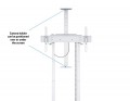 MULTIBRACKETS 7350073736782 M Motorized Floorstand with cabinet & camera shelf 120kg White