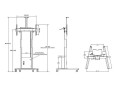 MULTIBRACKETS 7350073736782 M Motorized Floorstand with cabinet & camera shelf 120kg White
