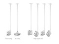 MULTIBRACKETS 7350105213595 M Projector Mount Pro HD 150mm - 2350mm 40kg White