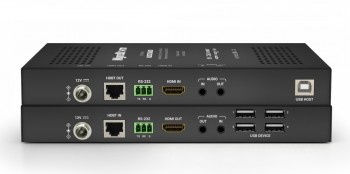 WYRESTORM EX-100-H2 4K UHD 4:2:0 60Hz HDBaseT™ Extender Set with PoH, USB 2.0, Audio Passthrough & RS-232 (4K: 100m/328ft)