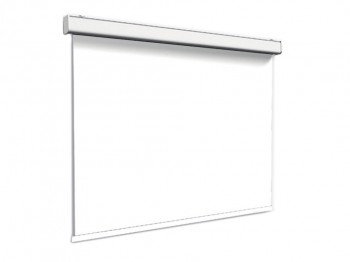 SCREENLINE MO400FWI Electric Screen 400 x 400, 223", 1:1, No Border, No Extra Drop, Case Length 410 cm, white ice surface