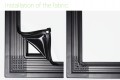 SCREENLINE NF500GDI Fixed Screen 400 x 225, 181", 16:9, Aluminum Frame Border, Total Size 413 X 238, Diamond Surface