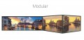 SCREENLINE NF500GDI Fixed Screen 400 x 225, 181", 16:9, Aluminum Frame Border, Total Size 413 X 238, Diamond Surface