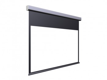 SCREENLINE SL240CWI ElectriElectric Screen 240x150, 111", 16:10, Black Border 5cm, Extra Drop 35cm, Case 258cm, White Ice surface