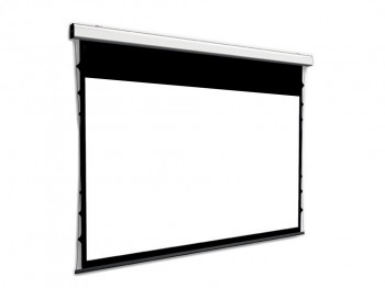 SCREENLINE MT274DWI Tensioned Electric Screen 274 x 154, 124", 16:9, Black Border 5 cm, Extra Drop 50 cm, Case Length 302 cm, White Ice surface